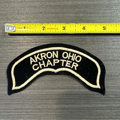 Harley Davidson HOG Akron Ohio Chapter Vest 5 x 2'' Patch