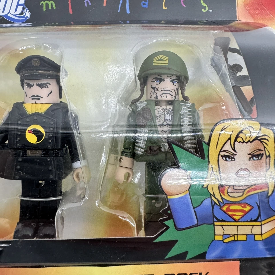 DC Minimates Serie 6 Blackhawk y Sgt RockFigures Art Asylum 2007 Nuevo Foto 4 de 4