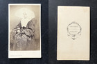 Cauuet, Turquant, Religieuse en pose, circa 1870 vintage cdv albumen print -  