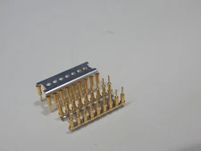 AUGAT 718-AG1D DIP SOCKET 18 PIN CARRIER MACHINE PIN GOLD - LOT OF 2 CONNECTORS