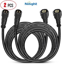 Nilight RGB Rock Light 10ft 4 Pin Extension Wire Cable Cord for Underbody Lights