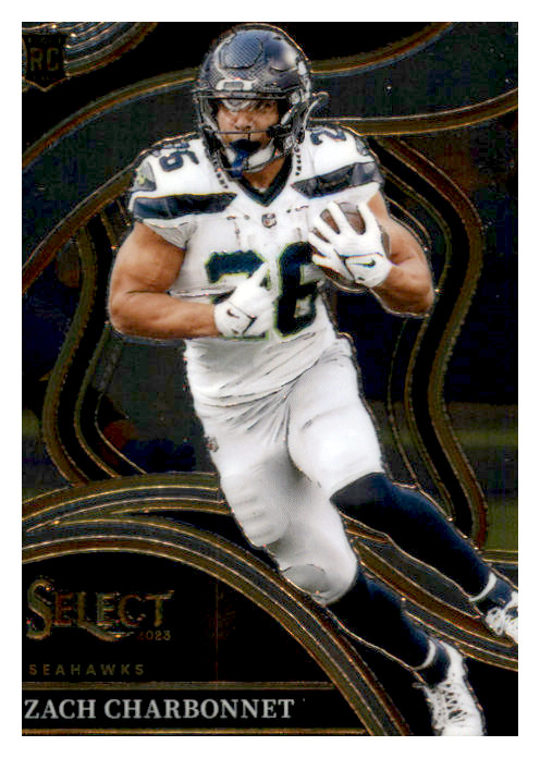 2023 Panini Select - Club Level Zach Charbonnet #202 (RC) SEATTLE SEAHAWKS