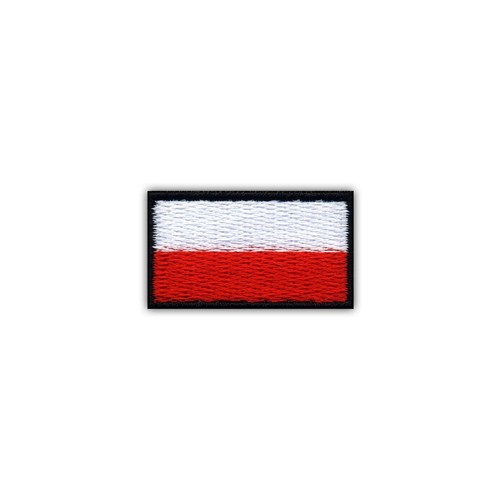 Pologne - Drapeau Brodé
