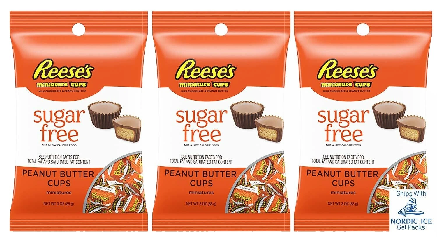 Reese's sem açúcar Doces de Chocolate e Sortidas