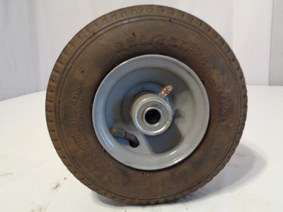 9'' TIRE & WHEEL ASSEMBLY 280/250-4 PLY RATING TUBE TYPE MAX INFLATE 50 PSI NYLON