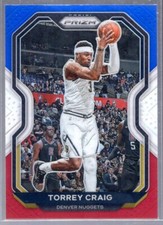 Torrey Craig 2020-21 Panini Prizm Basketball Red, White and Blue Prizm