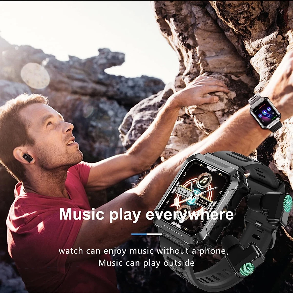 Smart watch gps and cheap music