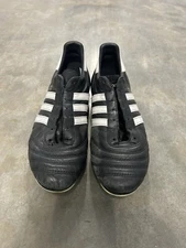 Adidas Copa Mundial Black Leather Soccer Shoes Cleats FG Mens Size 12