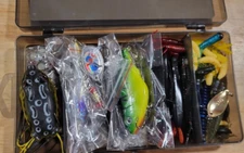 Fishing Lures - 2025 New Tackle Box with Tackle Included, Fishing Kit with Vibs