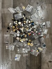 Lot Of Buttons Metal Unsorted Mix