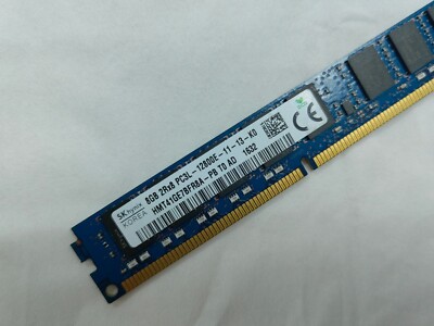 SK Hynix 8GB DDR3 1600 VLP 2Rx8 PC3L-12800E HMT41GE7BFR8A-PB 240p
