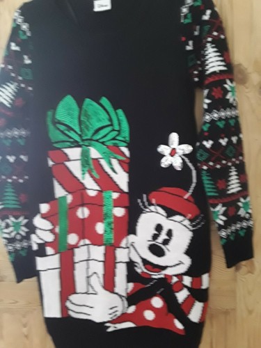 Ladies christmas Jumper Disney Minnie mouse Size 6 | eBay