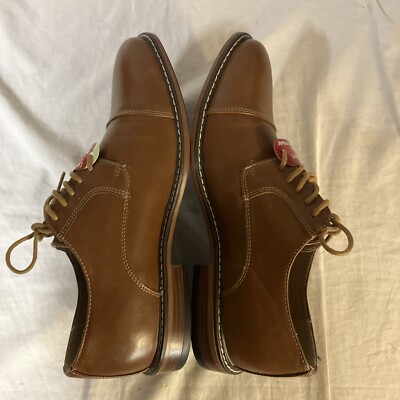 Dexter Comfort Dress Shoes Men US Size 7 Brown Memory Foam Square Toe Slip On Dexter Comfort Memory Foam Dress Shoes Men main image 2