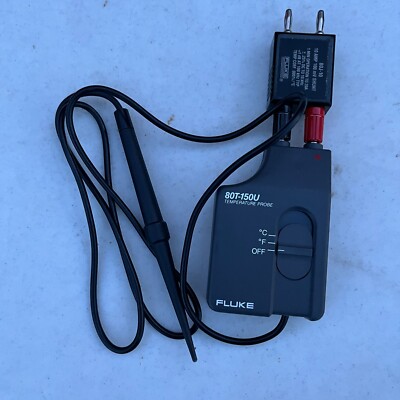 Fluke 80T-150U Sonda Di Temperatura Universale | Design SureGrip Antiscivolo | Ideale Per Multimetri - 2