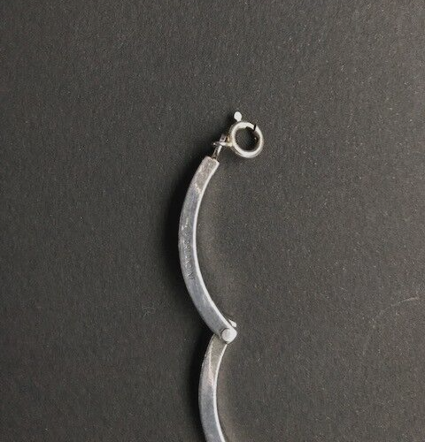 O.P. Orlandini Uno A Erre 925 Silver Necklace Italy - Picture 6 of 8