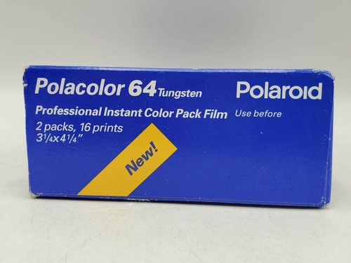 Expired/Sealed Polaroid Polacolor Tungsten 64 Instant 3 1/4 x 4 1/4 Pack Film 16 - Picture 5 of 7