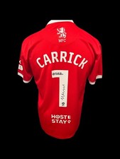 Michael Carrick Middlesbrough Hand Signed 2024-25 Home Shirt 