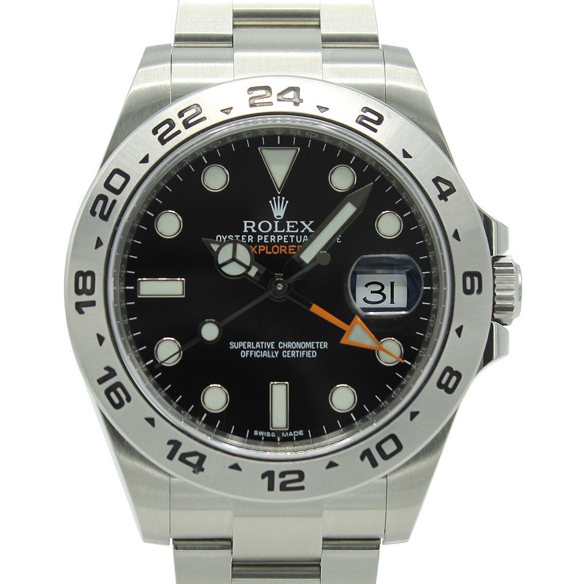 Rolex Explorer II 216570 Steel Watch - Black Dial - Discontinued - 2017 B&P