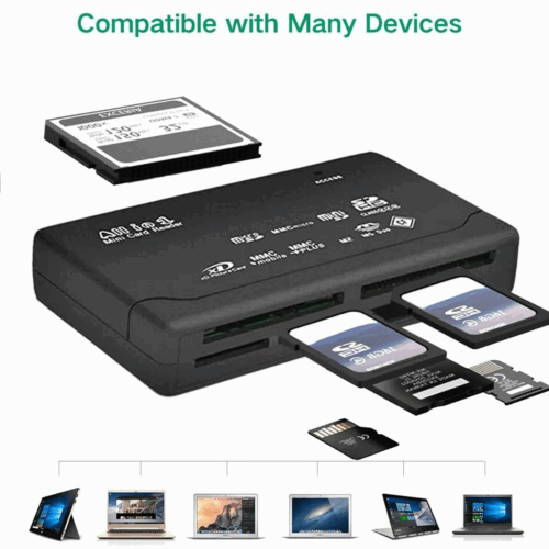 1-4 MEMORY CARD READER Mini 26-IN-1 USB 2.0 High Speed For CF xD SD MS SDHC - Picture 9 of 16