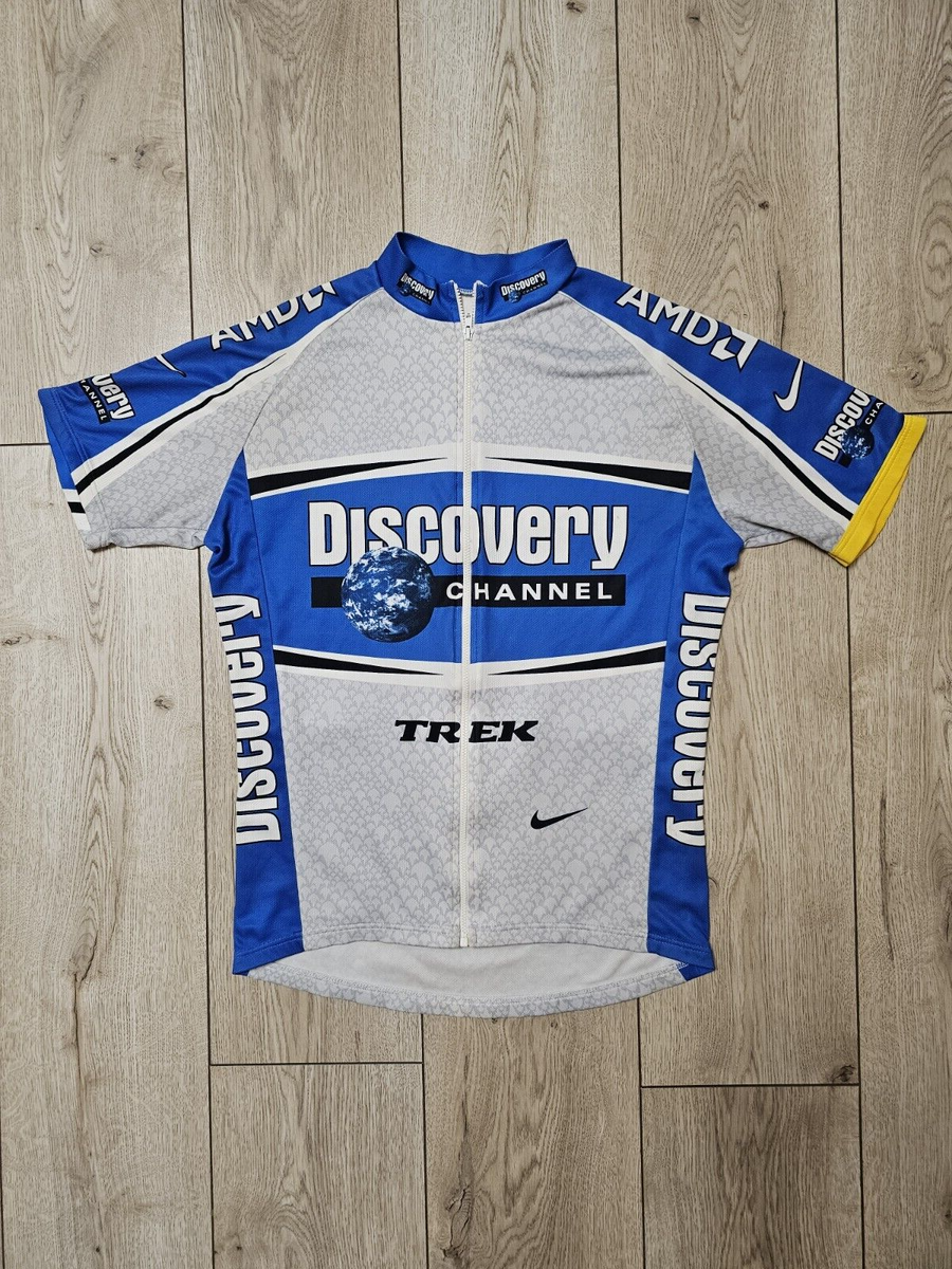 NIKE DISCOVERY CHANNEL TEAM JERSEY TREK VELO CYCLING TEAM VINTAGE