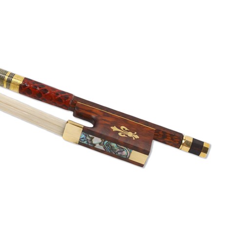 Advance Violin Bow 4/4 Size Snakewood Stick Strong AAA Bow Hair - Picture 5 of 7