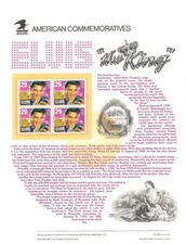 #406 29c Elvis Presley #2721 USPS Stamp Panel