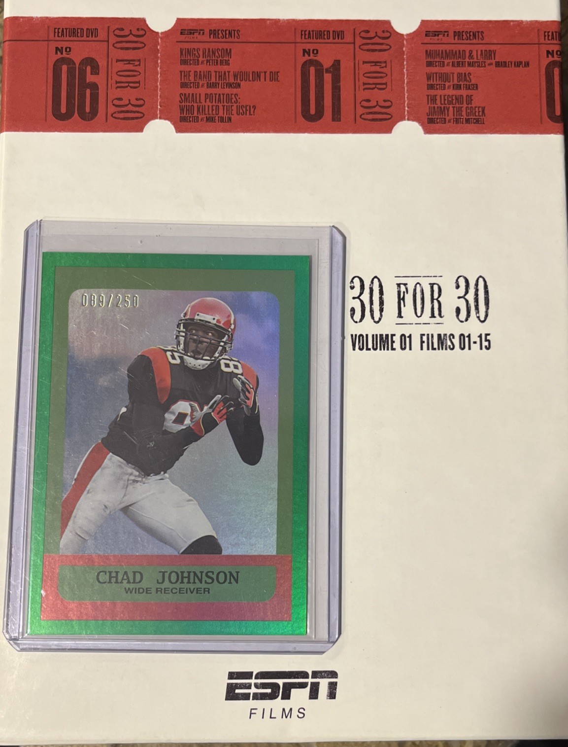 2023 Topps Composite - Heritage Chad Johnson #369 Green Rainbow Foilboard /250