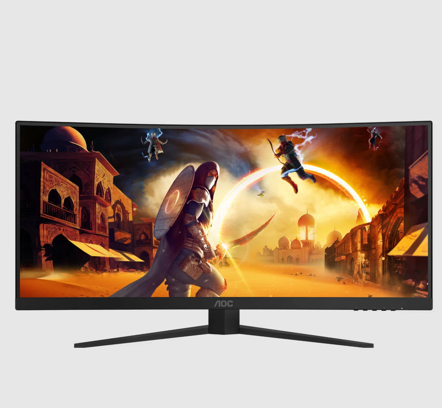 AOC CU34G4HV 34" VA Panel Curved Gaming Monitor LED WQHD 3440x1440 200Hz 0.5ms image 2