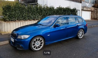 BMW 325d E91 Touring Lemansblau mit Leistungssteigerung