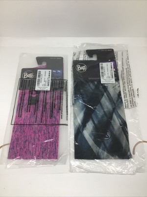 Buff Stirnbänder Dryflx Pink Fluor + Tech Wayly Grey - NEU