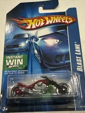HOT WHEELS 2006 Blast Lane Red Main Line #137 Motorcycle