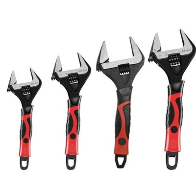 Multifunction Adjustable Wrench Short Handle Spanner Chrome Vanadium Steel Home