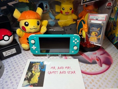 Nintendo Switch Lite Handheld Console Turquoise Used Minor Wear From Normal Play