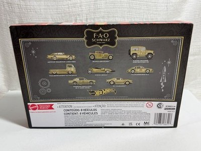 Hot Wheels FAO Schwarz GOLD Complete 8 Car Set - 2022 Target