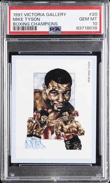 1991 Victoria Gallery Boxing Champions #20 Mike Tyson PSA 10