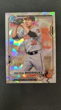 2021 Bowman Grayson Rodriguez Chrome Prospects Atomic Refractor #BCP-118 Orioles