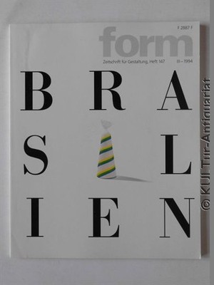 Form. Zeitschrift für Gestaltung. Heft 147-III-1994. Various: