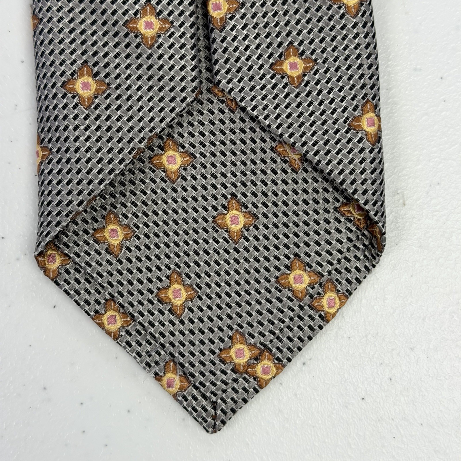 Peter Millar Men's Gray Geometric Pattern Jacquar… - image 5