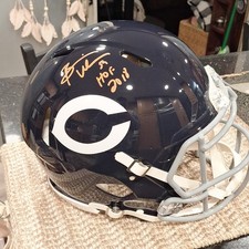 brian urlacher chicago bears autographed helmet pro bowl BAS authenticated