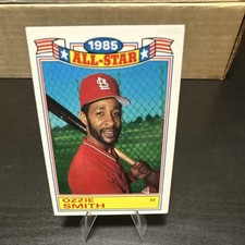 Topps 1986 Rack Pack Glossy All-Stars Ozzie Smith #16 St. Louis Cardinals MLB