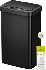 Mirage-T 50 Liter / 13.2 Gallon Touchless Rectangular Motion Sensor Trash Can, B