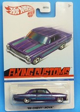 HOT WHEELS 1966 CHEVY NOVA TARGET EXCLUSIVE FLYING CUSTOMS FREE S&H IN BOX 1/64
