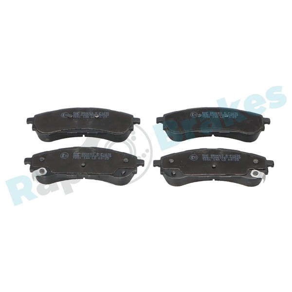 RAP Brakes Bremsbelagsatz Scheibenbremse R-P1630 FüR Ford Ranger TKE Ecoblue 4X4-image