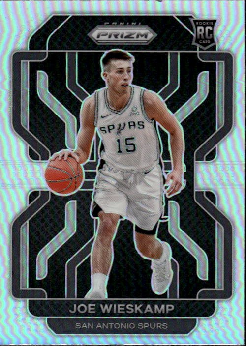 2021-22 Panini Prizm Joe Wieskamp #322 Silver San Antonio Spurs 27M