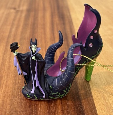 Disney Villains Maleficent Diablo Shoe Ornament Bradford Exchang.So Go To Be Bad