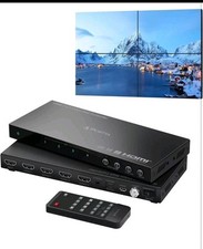 HDMI Video Wall Controller 2x2 4K Portta Video Wall Processor w/11 Splicing Mode
