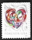 Scott# 5036 Quilled Paper Heart - MNHOG S/A forever (A-2)