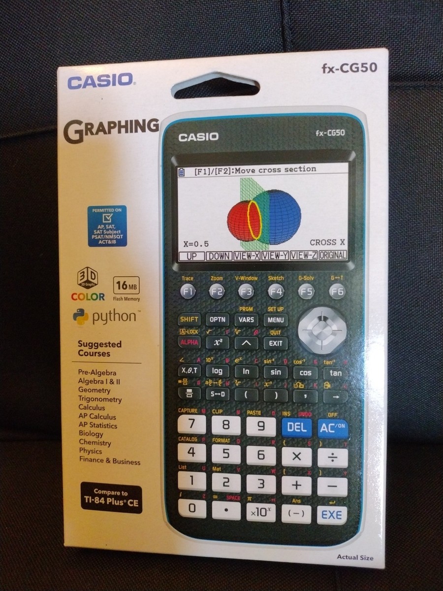 Casio FX-CG50 Graphing Calculator - Black for sale online | eBay