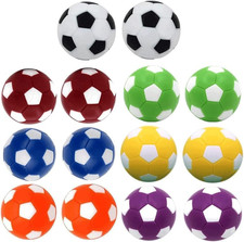 14 Pack Table Soccer Foosballs Replacement Balls, Multicolor 36Mm 1.42" Offici