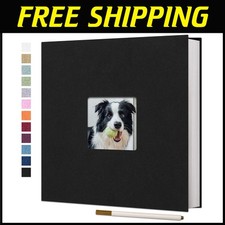 Retro Linen Self Adhesive Photo Album - 60 Pages